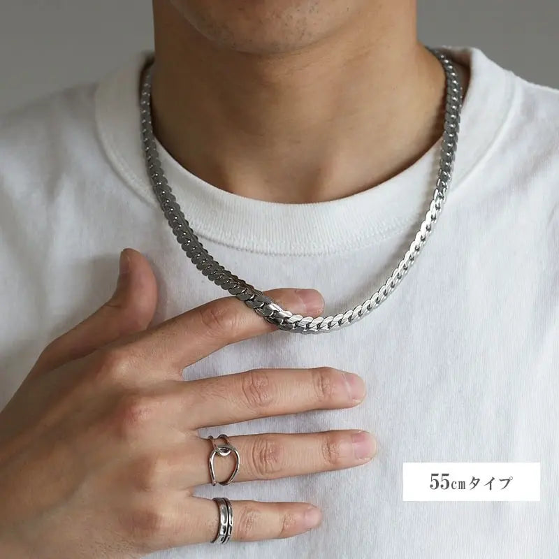 ステンレス ハワイアンチェーンネックレス