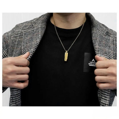 タングステン ダイヤカットネックレス