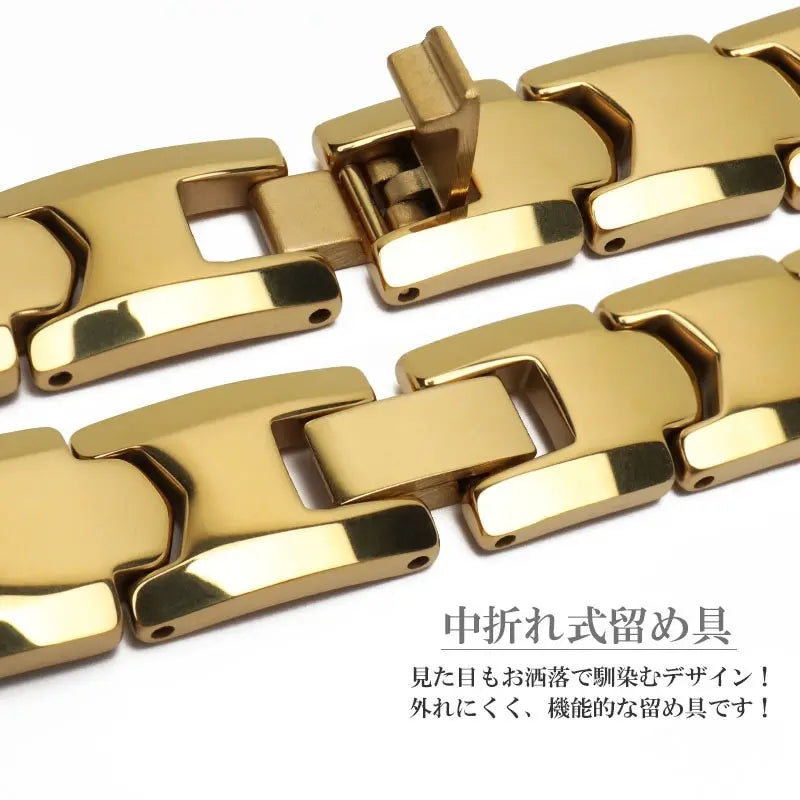 タングステン 磁気ブレスレット ヘマタイトビーズ付き