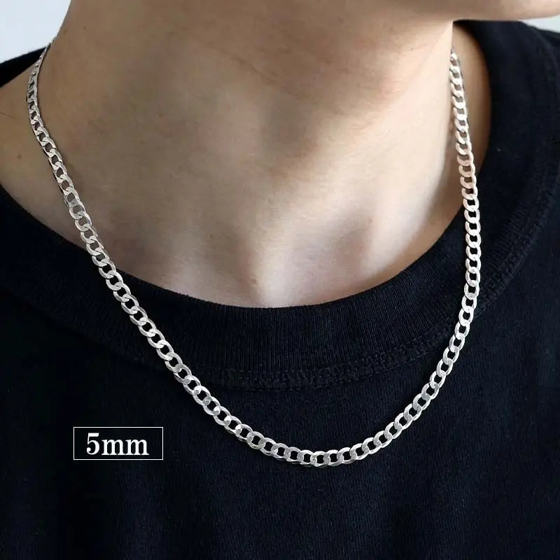 S925 喜平チェーンネックレス 幅2種類